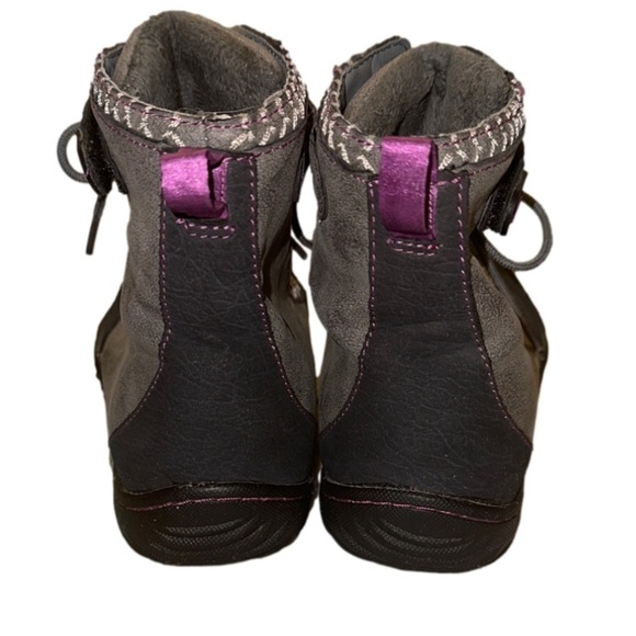 JBU Waterproof Vegan Leather Sami Ankle Boot Grey/Black Women’s shoes Sz 8 - Picture 4 of 7